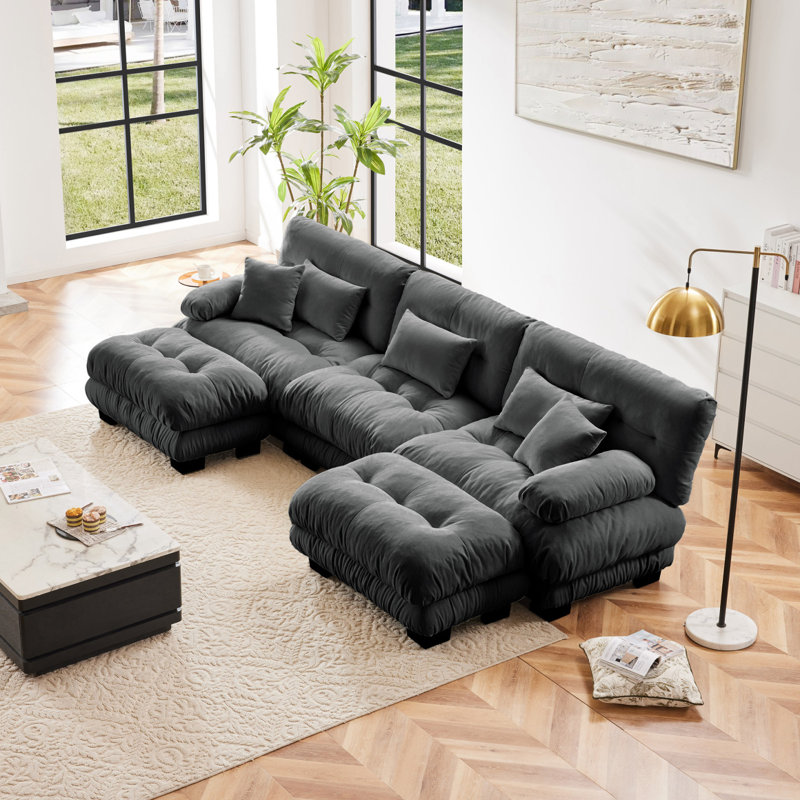 Canapé modulaire Luxury Luxury, Gris