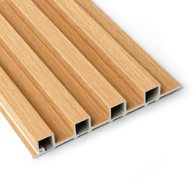 8 Pcs 96" x 6.26" WPC Waterproof Slat Wall Panels, 3D Wood Look Acoustic Diffuser Wall Paneling for Modern Decor,33.38 sq.ft.