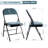 Padded Stackable Folding Chair-352503898