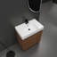 Meuble-lavabo pour salle de bain avec lavabo simple, meuble-lavabo sous-comptoir moderne avec tiroir double, meuble-lavabo autoportant-548342589-548342591