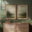 «Misty Meadow Landscape Subtle Serenity», ensemble de 2 reproductions d'art mural encadrées de qualité supérieure sur papier 26 po x 36 po-121103423