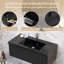 Meuble-lavabo moderne à rayures avec lavabo simple-338554064