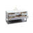 Felicity 60'' Single Bathroom Vanity with Engineered Marble Top-37098557