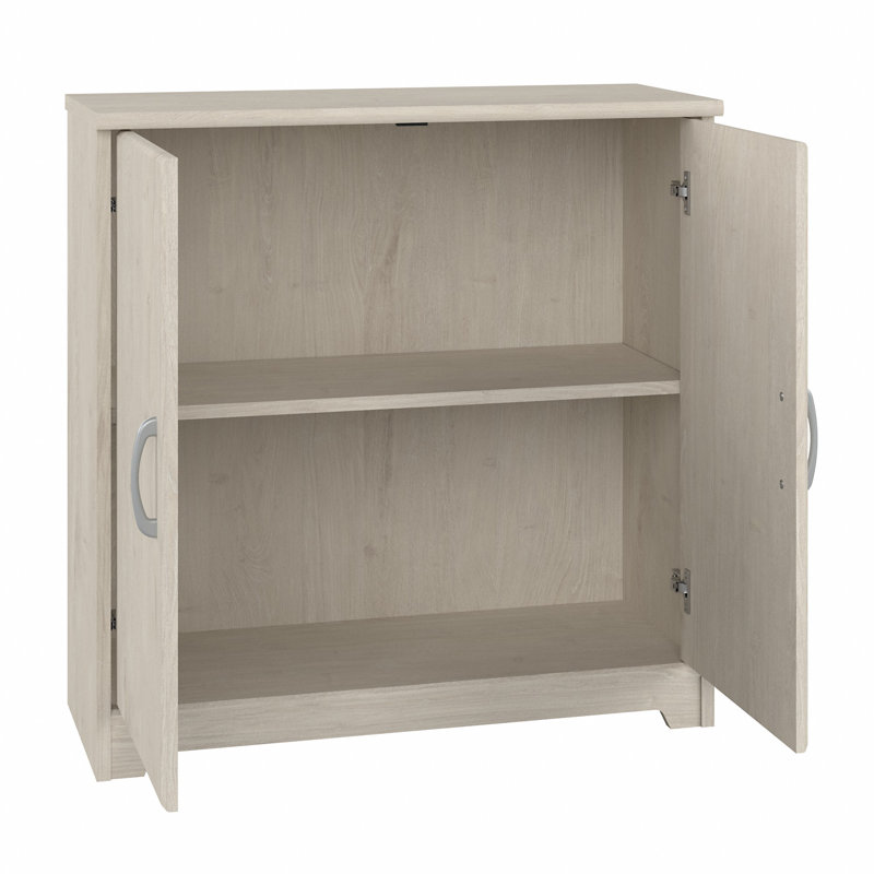 Armoire de rangement à 2 portes H 30 po Huckins, Chêne blanc lin