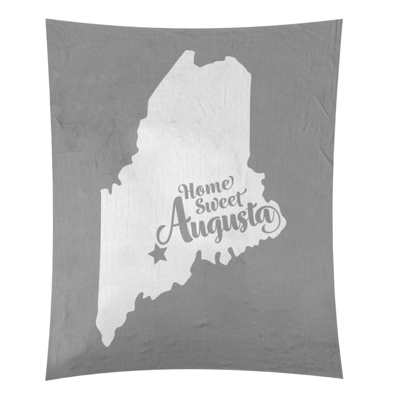 Tapisserie Augusta, Maine, H 80 po x l 68 po, Gris