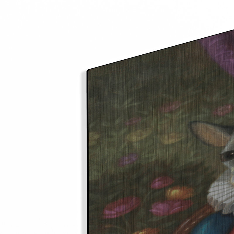 Trinx «Violeta Avant Triomphe» par Gina Matarazzo, art mural en métal, H 36 po x l 24 po