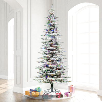 10' Lighted Fir Christmas Tree