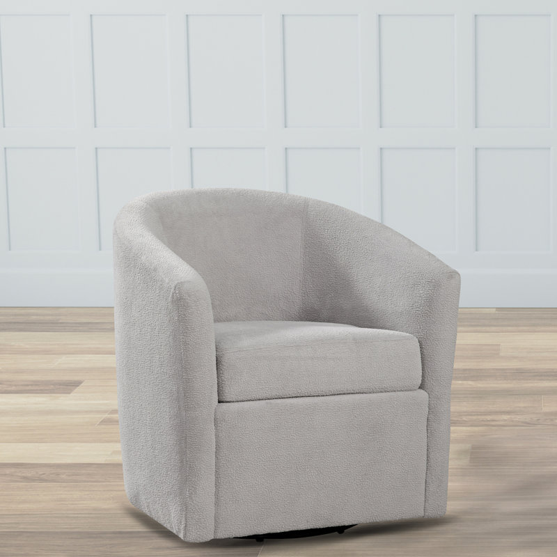Fauteuil d'appoint pivotant Oaklynn, Brun cendré
