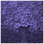 Rideaux de douche mauve à motif floral extra long