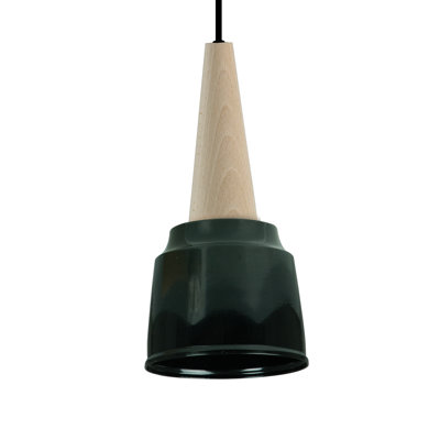 Rushden 1 - Light Wood Single Pendant