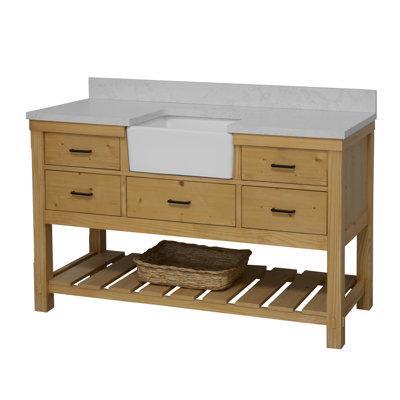 Ensemble de meuble-lavabo simple 60 po Hitton