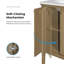 OVE Helena 36 in. Single Sink Bathroom Vanity in Antique Oak with White Engineered Stone Top, Brushed Gold Hardware-137129425