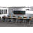 Tables Training Meeting Seminar Classroom 6Pc Beech Folding Industrial Caster Z-Base. Tables Connect.  Modesty Panel, Shelf, Power+Usb Outlet. Fold+Nest For Storage (Seating Not Included).