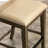 Upholstered Counter Stool with Solid Wood Frame-158232022