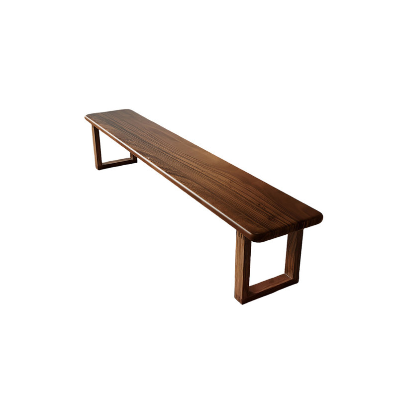 Banc en bois massif Kaile, H 17,71 po x l 78,74 po x P 11,81 po