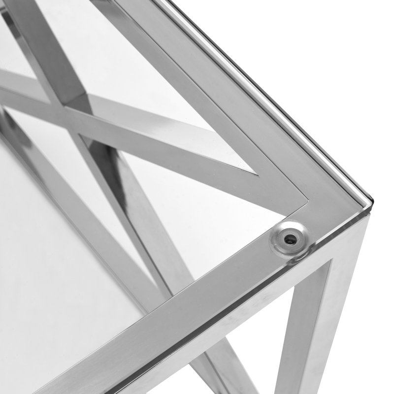 Table de bout en verre Hayward
