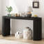 Console élégante avec plateau de fabrication spacieux pour pièces décoratives et lampes-1737411757