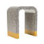 Ensemble de 2 tables d'appoint modernes au design arqué innovant-115047280