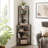 6-Tier Corner Open Shelf Bookcase Wood Rack Freestanding Shelving Unit,Sturdy Stand Small Bookshelf-1061152368