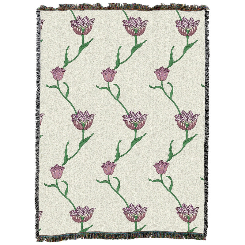 Couverture de jardin William Morris, L 72 po x L 54 po, Beige