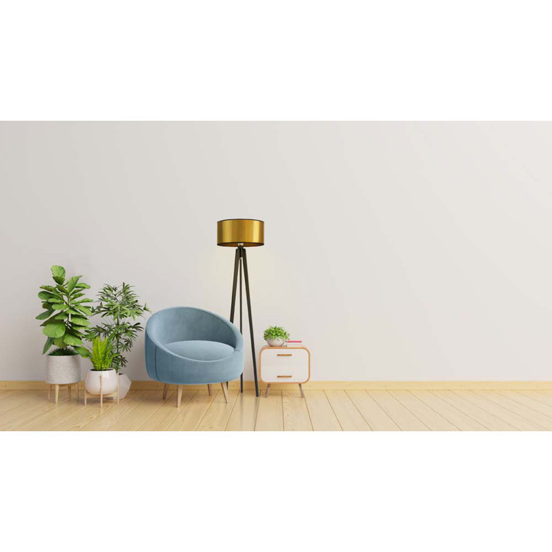 Krall 149cm Tripod Floor Lamp, Gold