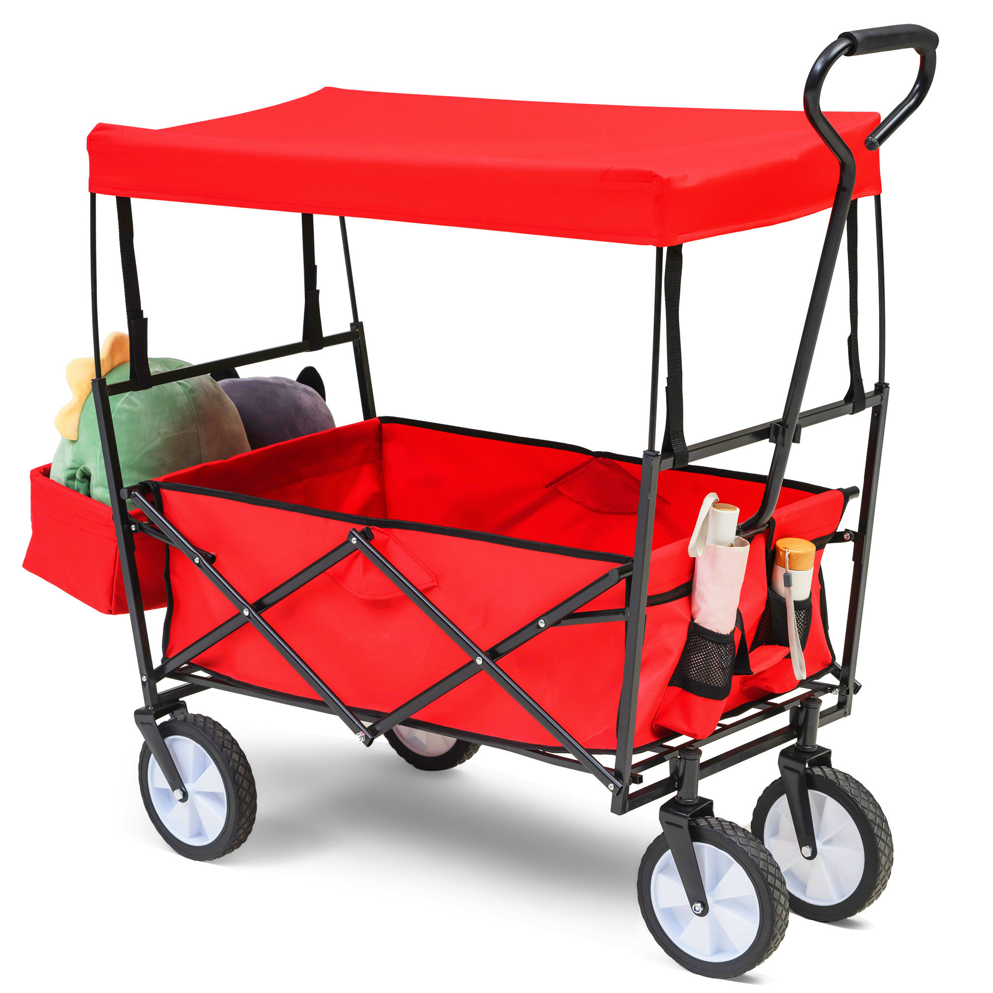 Auvent Pour Chariot De Jardin – Tissu Oxford 600D Imperméable – Dimensions 90x47x51 Cm – Camping, Pique-nique