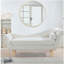 Chaise longue avec accoudoirs à volutes