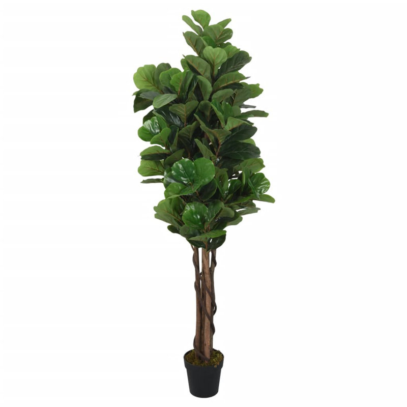 Faux Fiddle Leaf Fig Tree in Pot, 150cm H