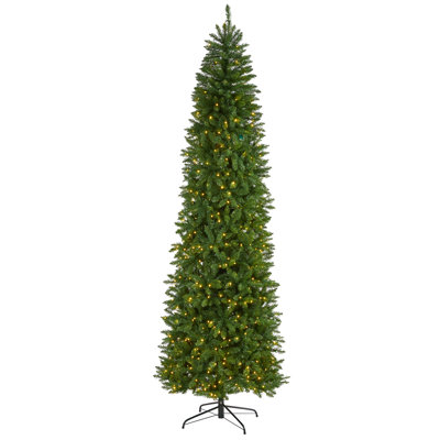 Lighted Artificial Pine Christmas Tree