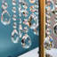 Lampe de table en plumes roses-2081080216