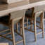 Tabouret de comptoir exposé avec pieds en bois massif, ensemble de 2-1593326193-1593326195-1593326197