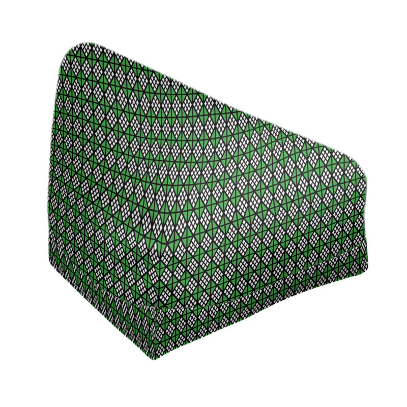 Fauteuil à billes standard & Leffel, Pas de bourre, Noir / vert, H 86 po x L 2 po x P 43 po