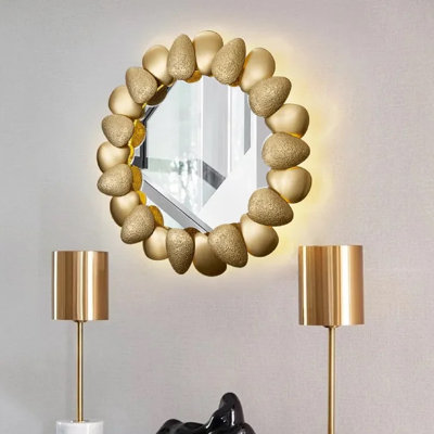 Miroir mural rond