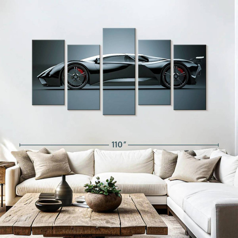 Mehar Exotic Car, 48" H x 94" W