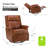 Manning 29.6" Wide Genuine Leather Manual Recliner-624662776