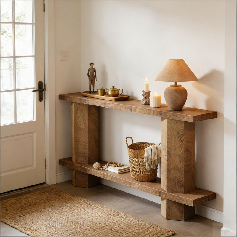 2-Tier Bedside Table,Sofa Table,Console Table,Hallway Table