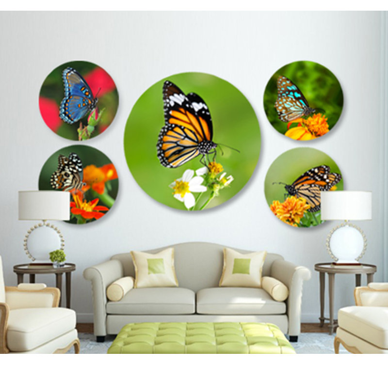 Beautiful Butterfly Print, 24" H x 24" W