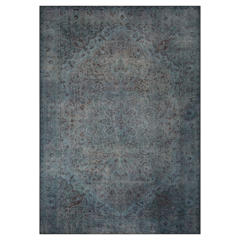 Premium Machine Washable Carpet, 4.6 x 6.2 Feet, 100% Polyester, 1850 g/m² | Pile Height: 0.2 Inches | Eco-Friendly Recycled Poly Cotton Underside | Perfect for Living Room, Bedroom, and High-Traffic Areas