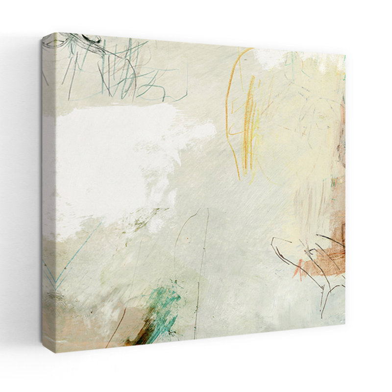 Art contemporain contemporain abstrait, H 18 po x l 18 po