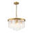 Livingon 5 - Light Tiered Drum Water Glass Chandelier-2106423924