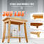 Tabouret de douche en bambou 19,1 x 11,3 x 18,3 po