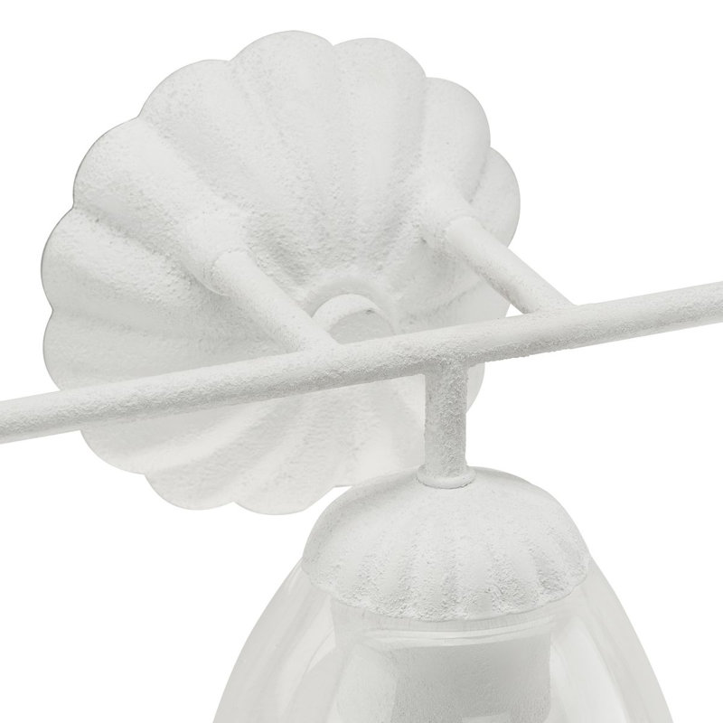 Quillan Dimmable Vanity Light, White Plaster, 3