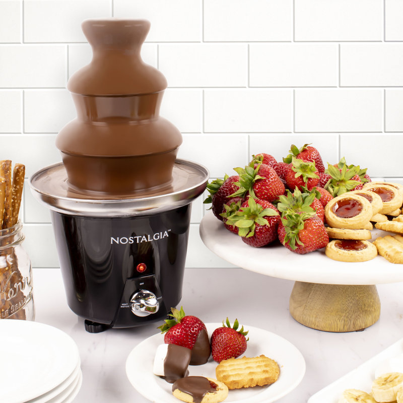 Nostalgia Three Tier Chocolate Fountain