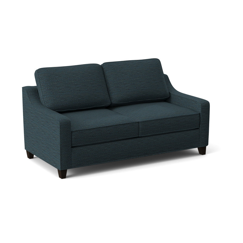 Clark 74" Square Arm Sofa with Reversible Cushions, Archetype Anchor, Cafelle