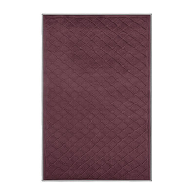 Machine Washable Trellis Brown Area Rug