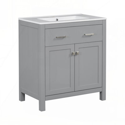 Meuble-lavabo 30 po avec lavabo en céramique