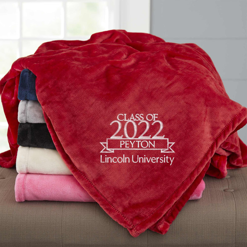 Couverture personnalisée Graduation, L 80 po x L 60 po, Oui