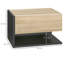 46cm W Engineered Wood Bedside Table
