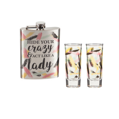 Clougher 8oz. Stainless Steel Shot Glass / Shooter Set
