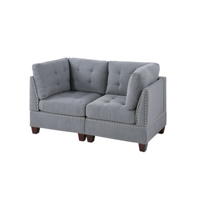 Ensemble modulaire 2 pièces gris